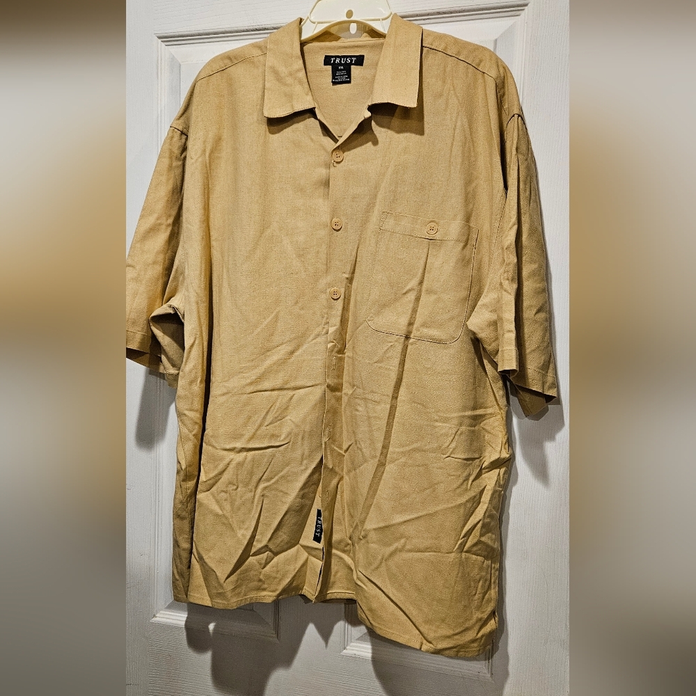 TRUST BUTTON UP SHIRT